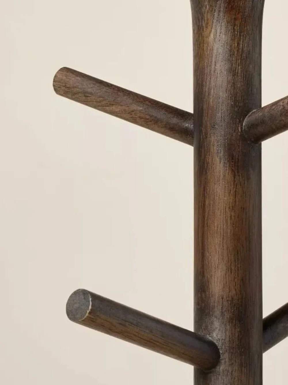 Wooden Mug Tree Pickled Black - Hearth & Hand‎ Magnolia: 6-Hook Coffee Cup Stand